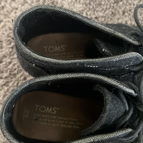 Toms Women Desert Wedge Lace Up Booties 8 - Picture 3 of 6